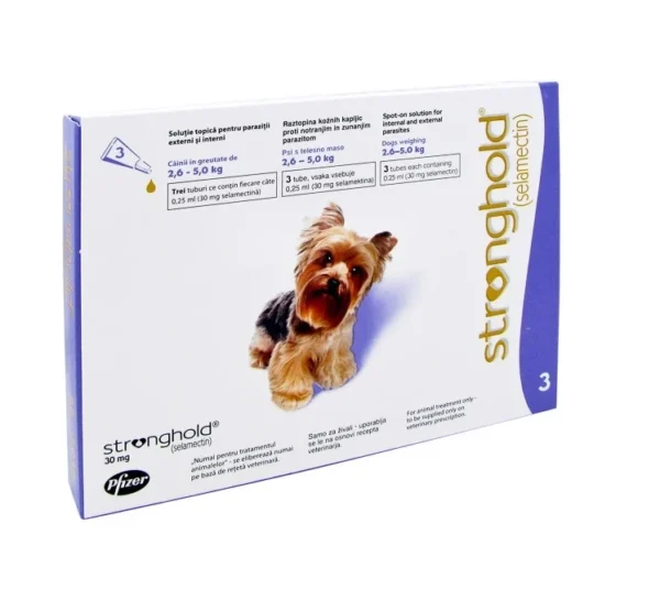 STRONGHOLD İç Dış damla 2.6-5 kg 30mg 3 pipet