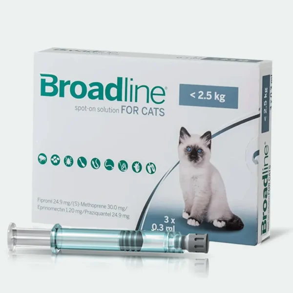 Broadline 2.5Kg dan Küçük Kedi için İç Dış Parazit Damlası