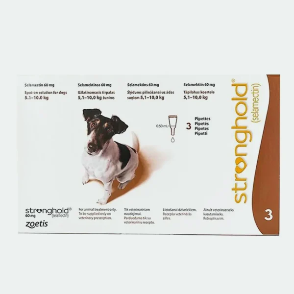 Stronghold 60 İç Dış Parazit Damlası 5-10 Kg Köpek